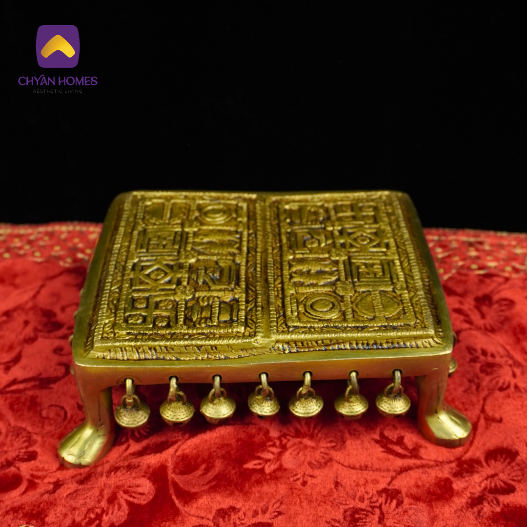 Antique Brass Ram Chowki