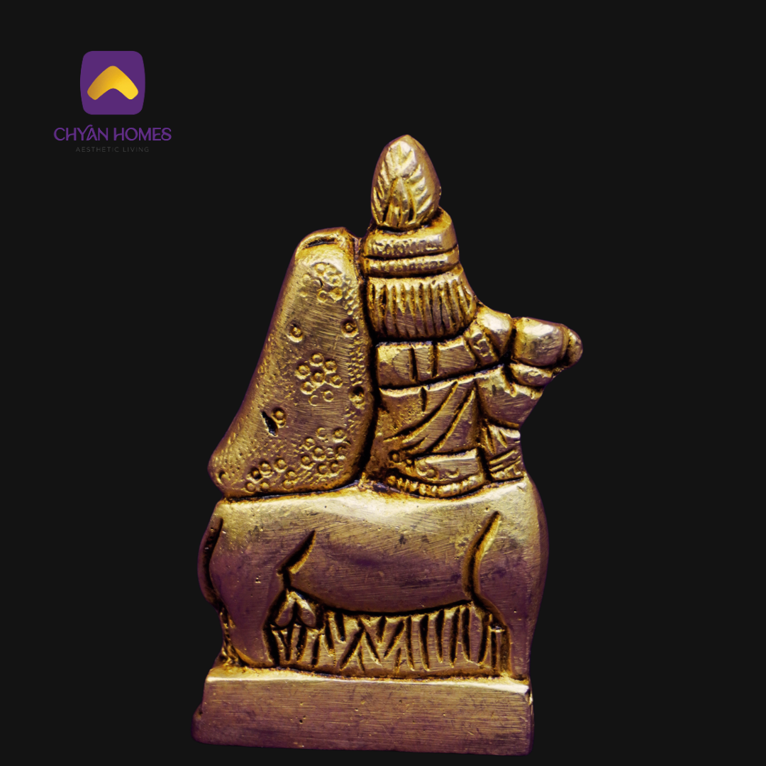 Brass Radha Krishna Idol (2.5 Inch)