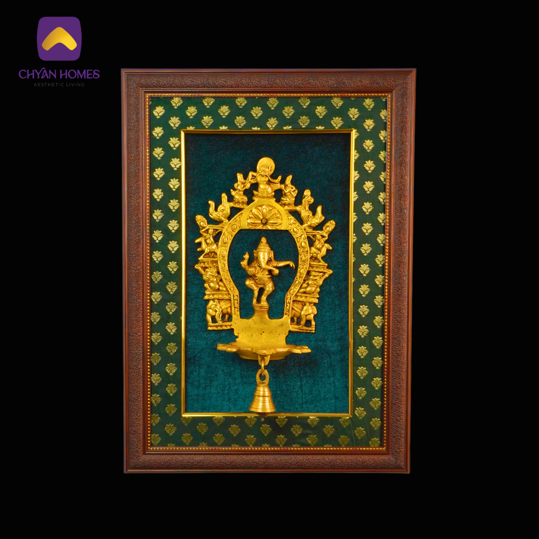 Brass Ganesh Prabhawali Frame