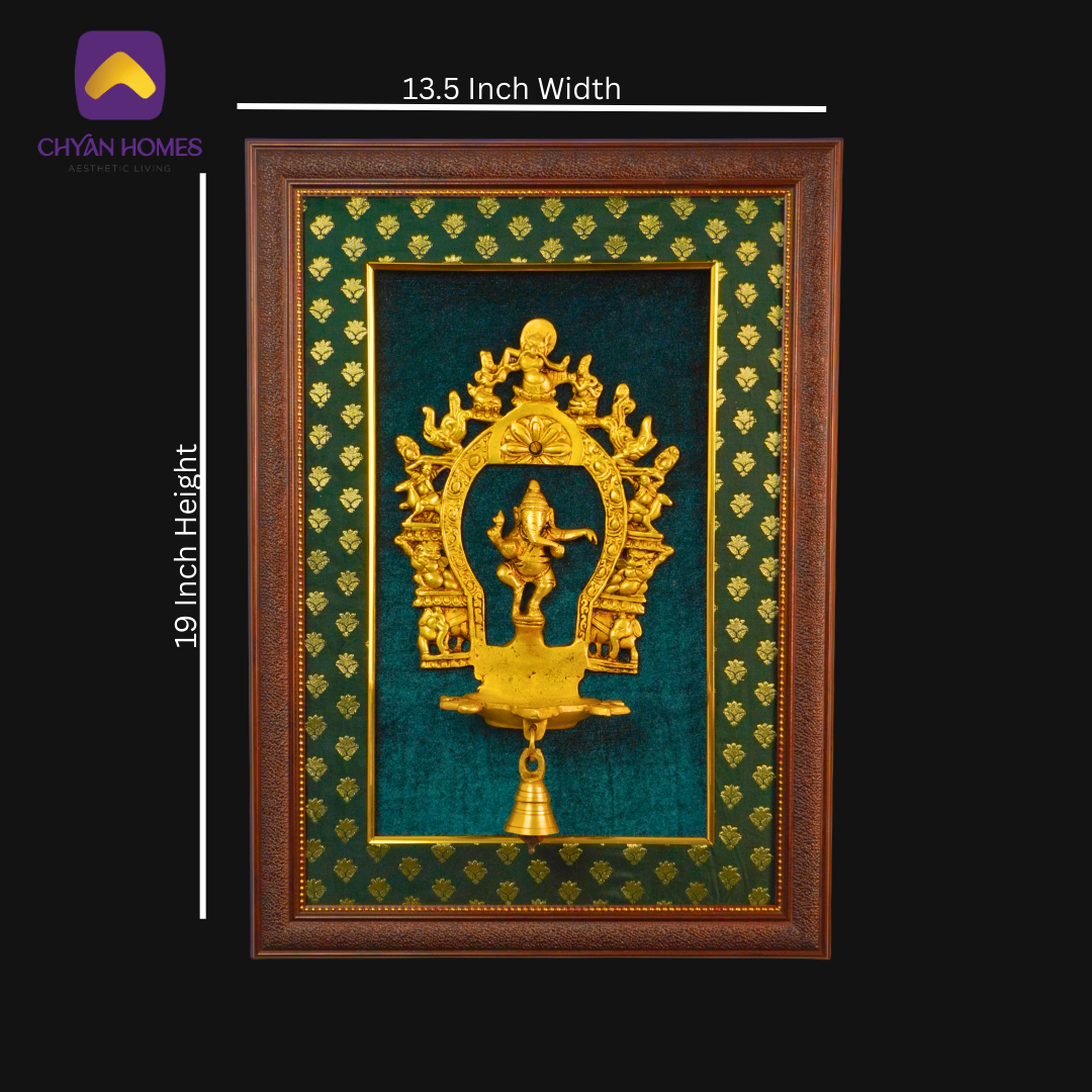 Brass Ganesh Prabhawali Frame