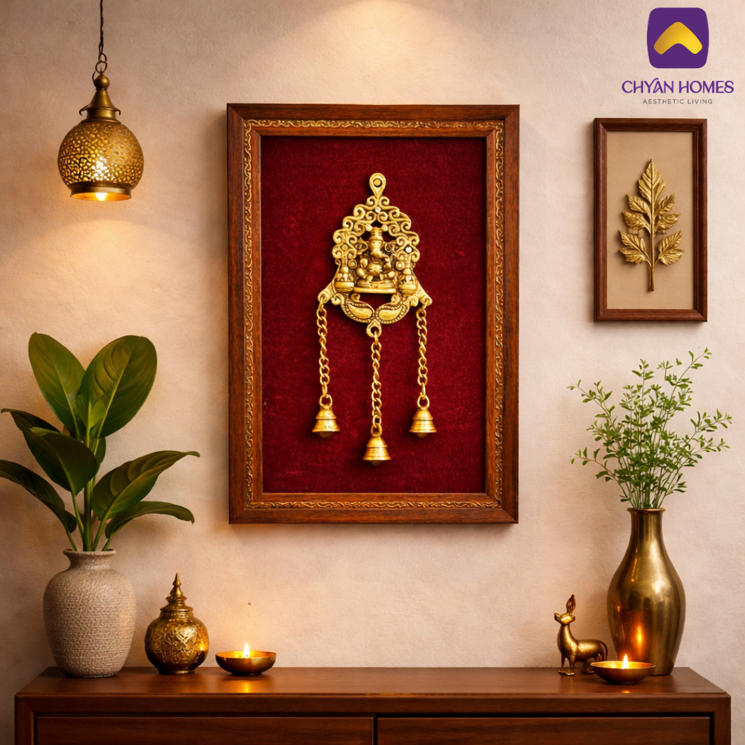 Ganesh 3 Bells Frame