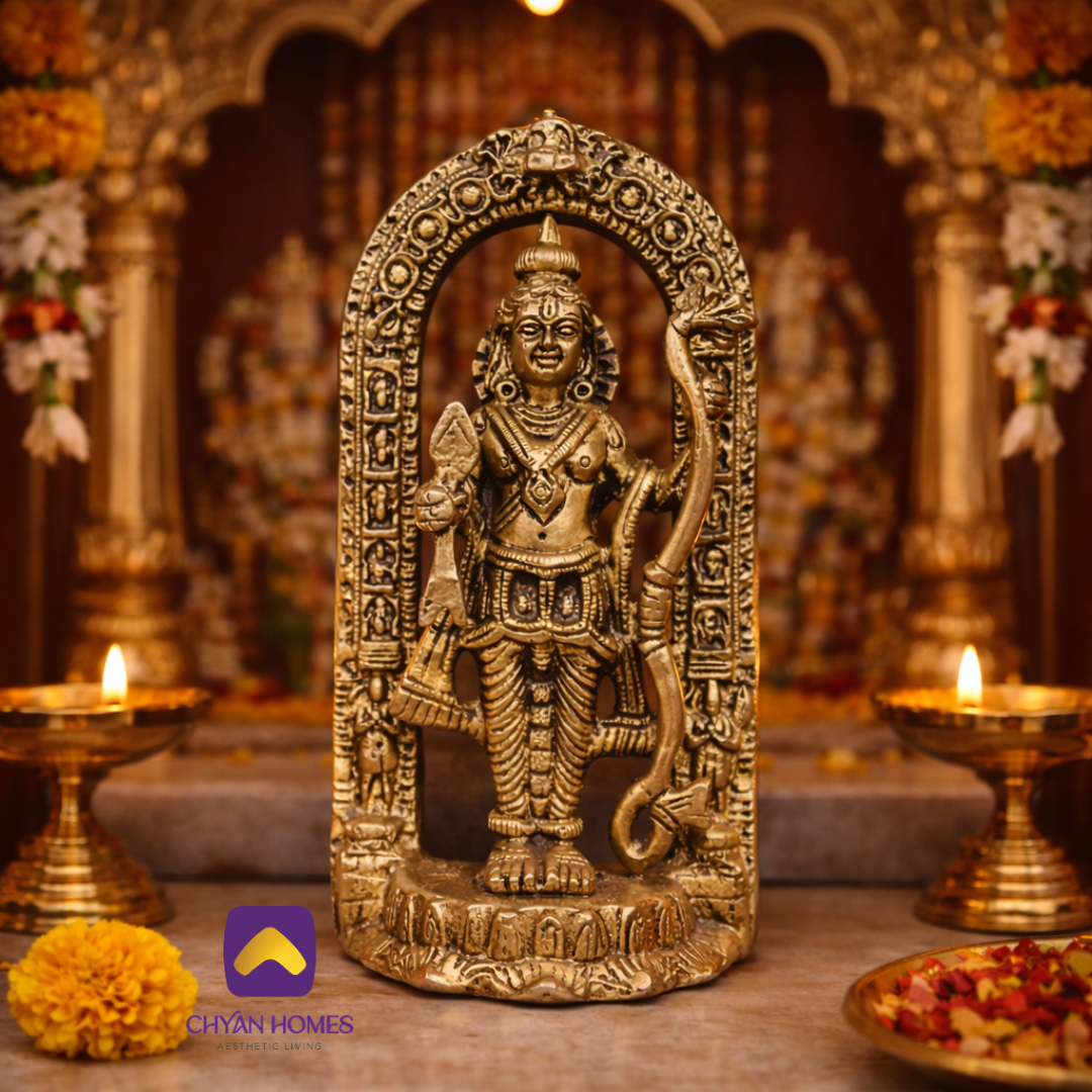 Brass Ram Lalla Idol (5.8 Inch)