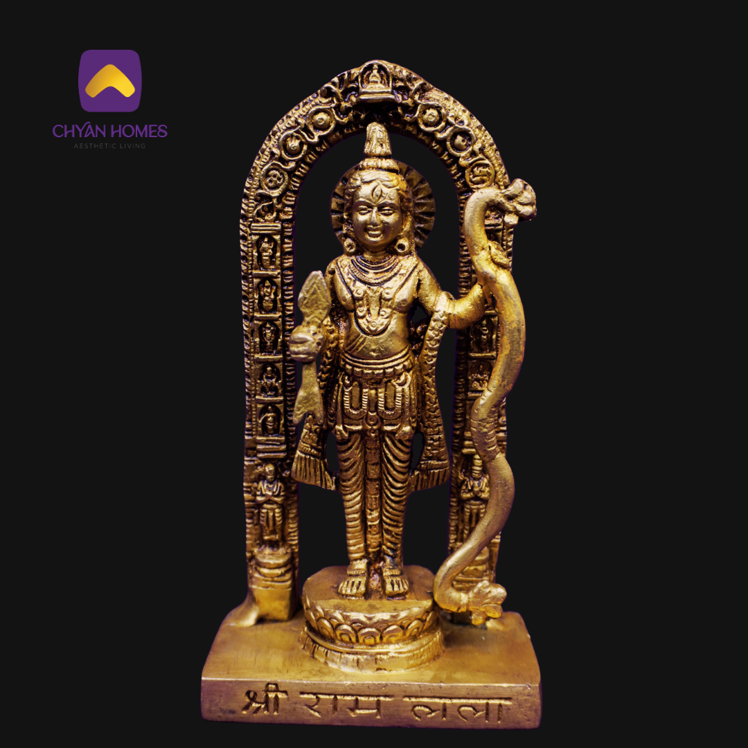 Brass Ram Lalla Idol (6.5 Inch)