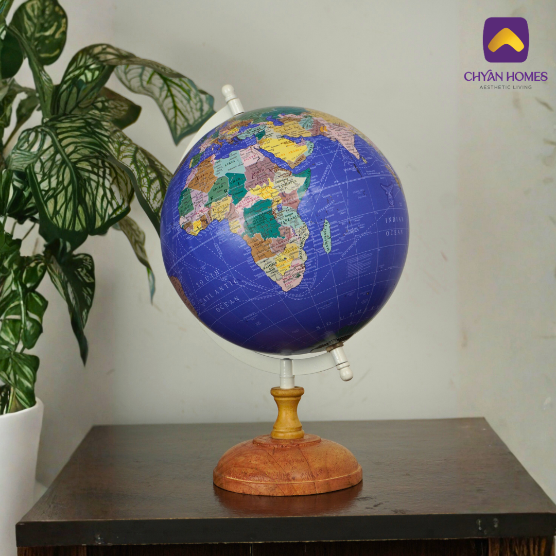Vastu Blue Earth Globe