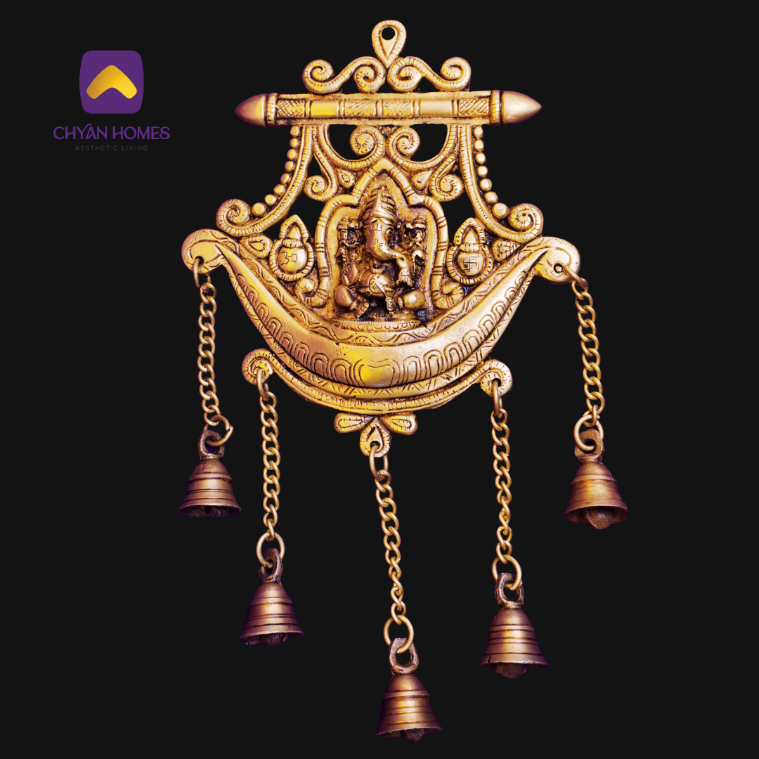 Brass Ganesh Wall Hanging