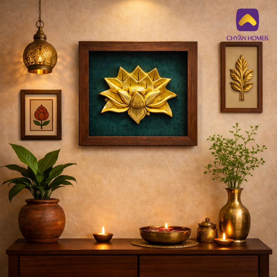 Brass Kamal Frame