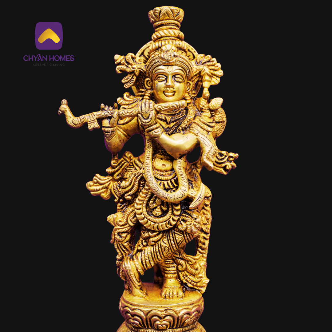 Brass Murlidhar Krishna Idol