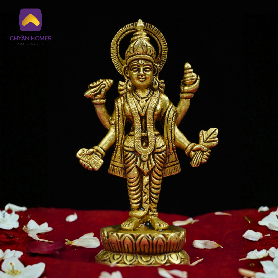 Brass Dhanvantari