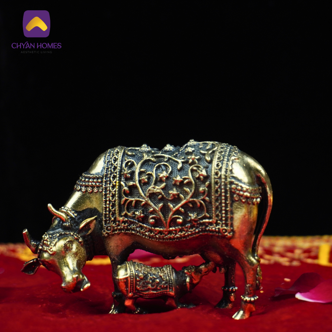 Antique Brass Kamdhenu
