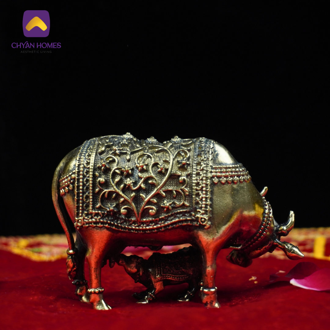 Antique Brass Kamdhenu