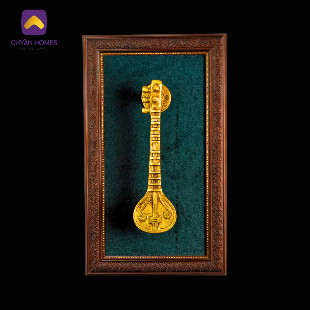 Antique Brass Sitar Frame