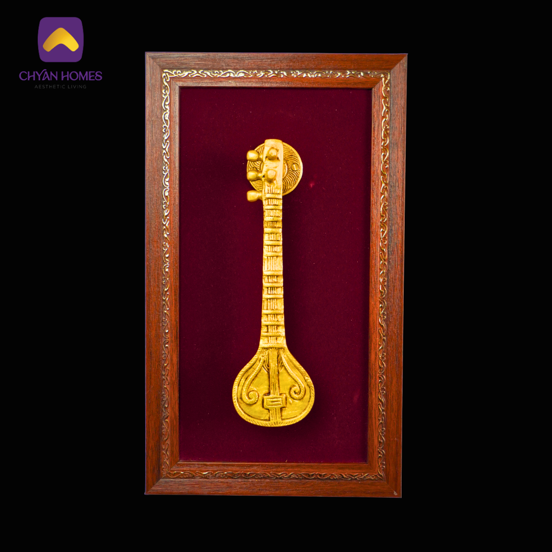 Antique Brass Sitar Frame