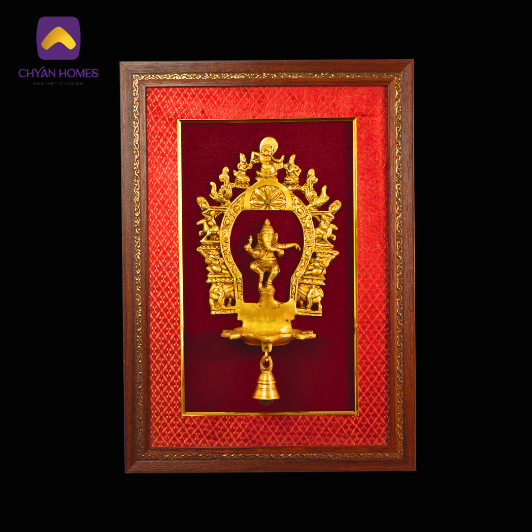 Brass Ganesh Prabhawali Frame