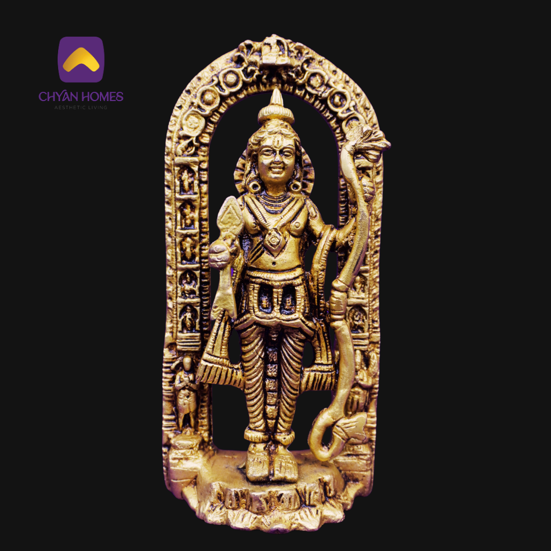Brass Ram Lalla Idol (5.8 Inch)
