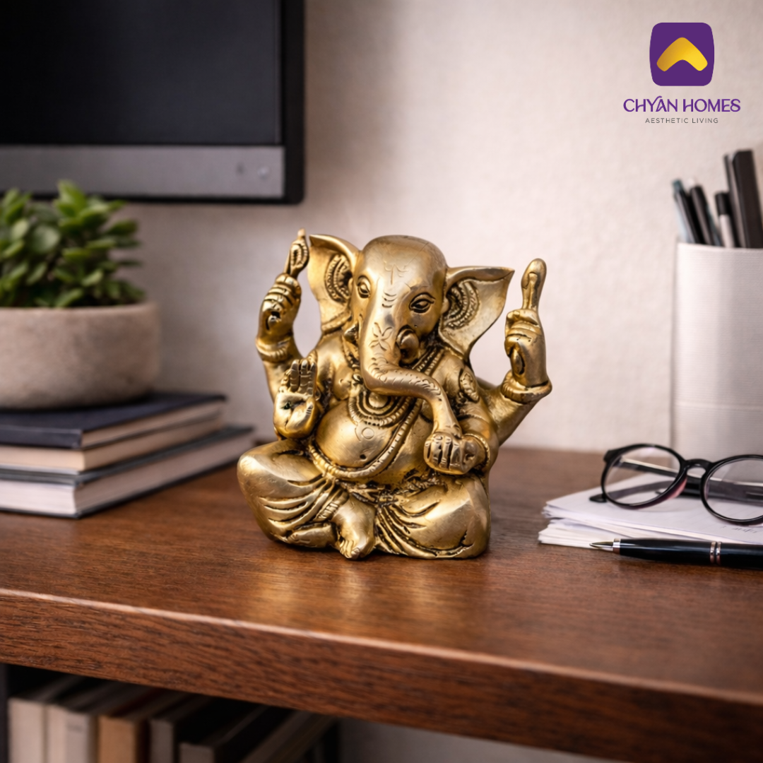 Brass Mangal Murti Ganesh