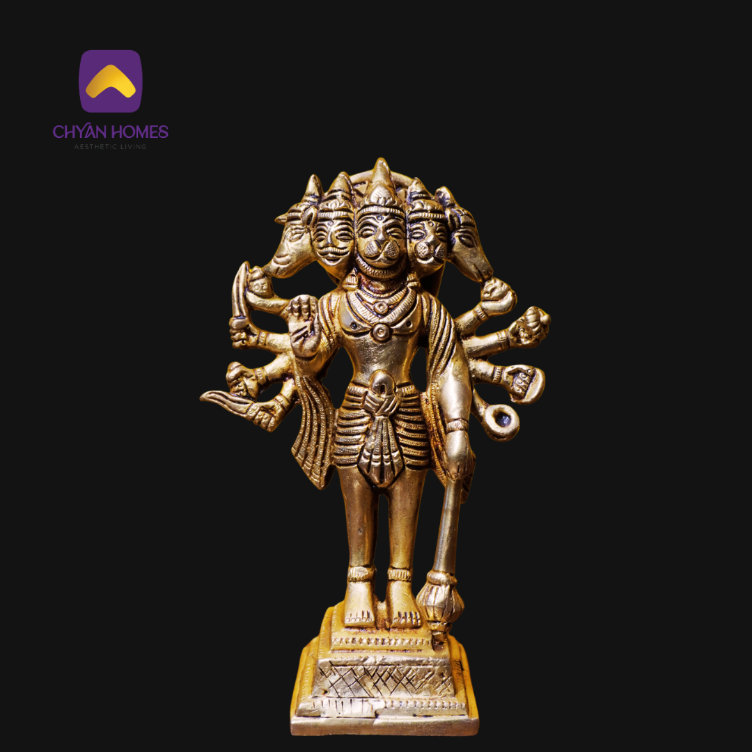 Brass Panchmukhi Hanuman