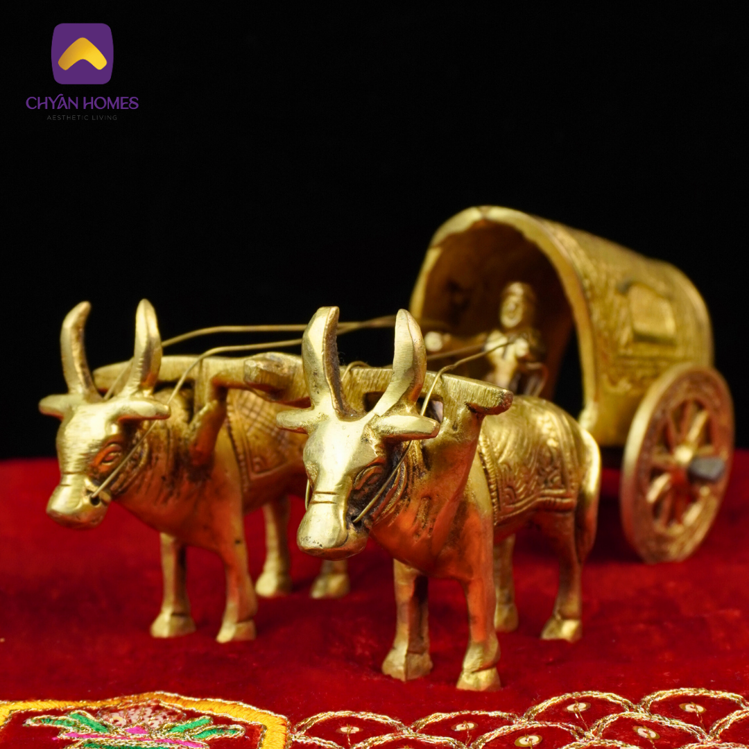 Brass Bullock Cart